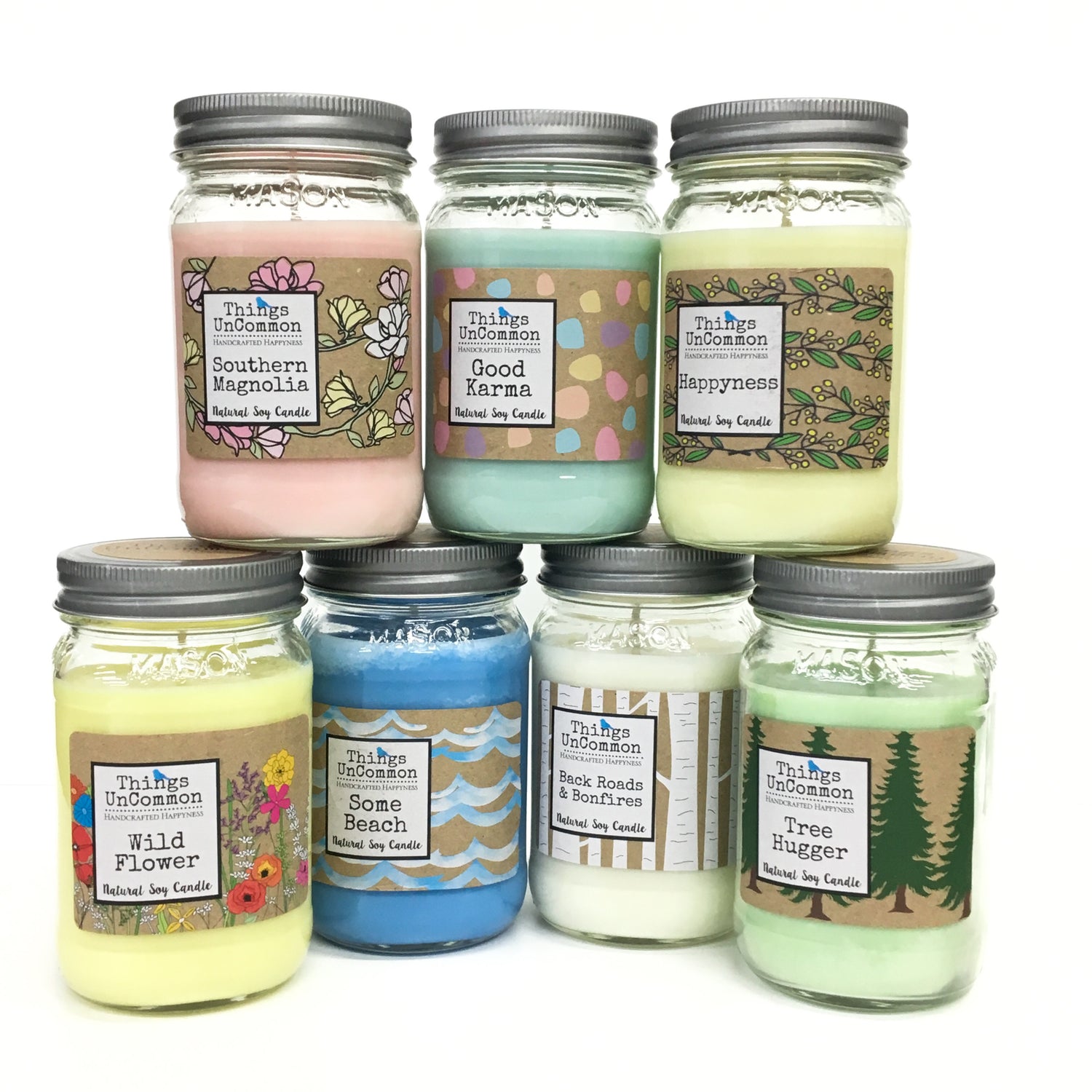 Modern Mason Candle Jars
