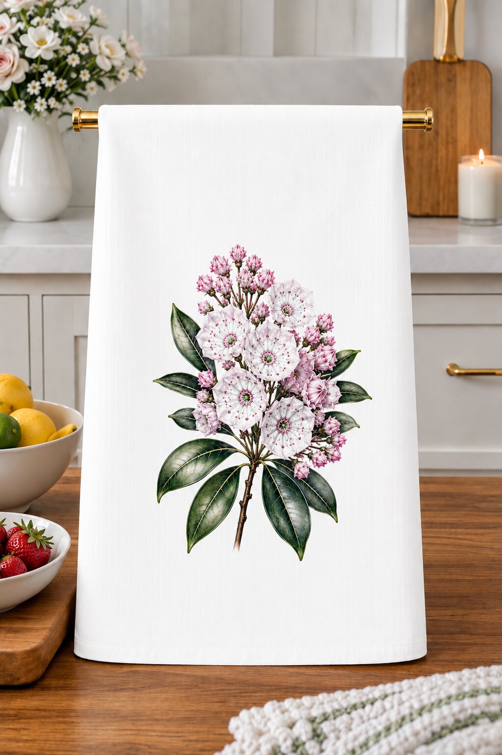 Mountain Laurel Kitchen Towel