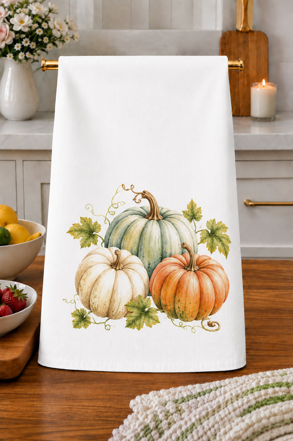 Heirloom Pumpkins Kitchen Towel
