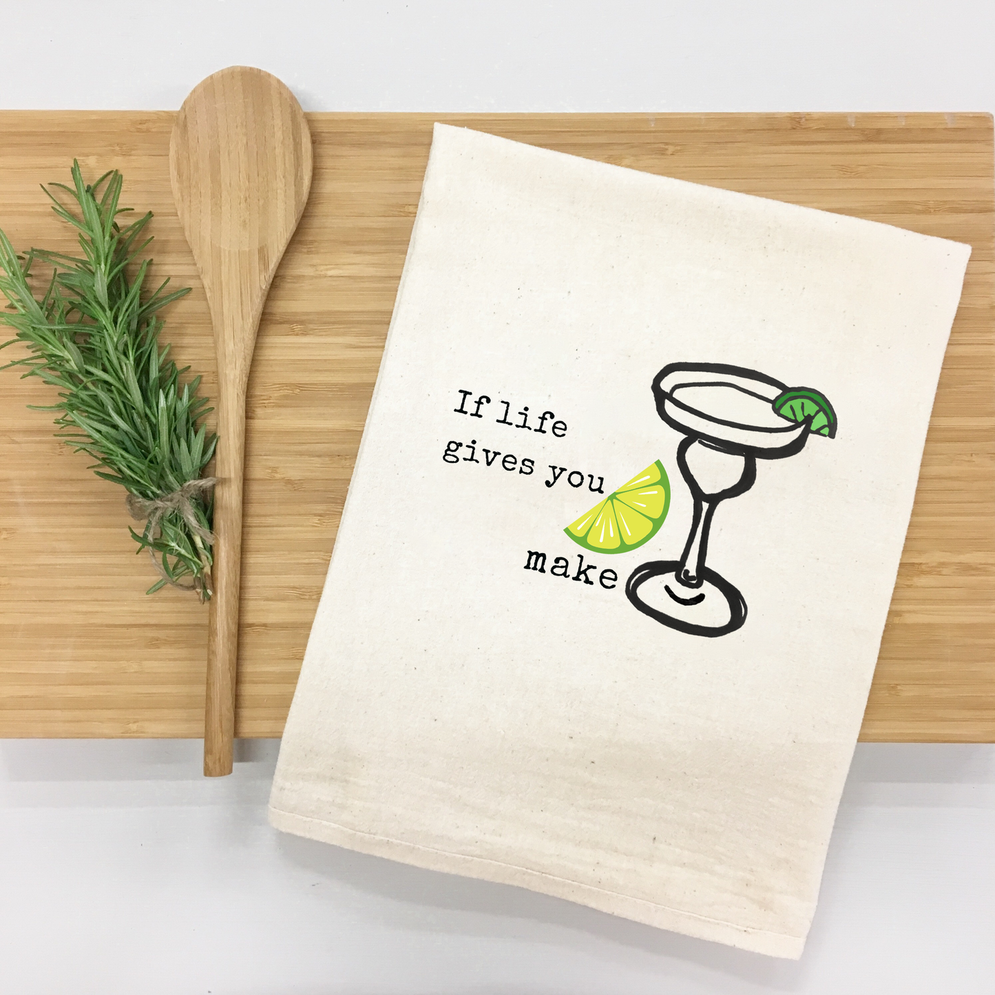 "When Life Gives You Limes Make Margaritas" Kitchen Towel