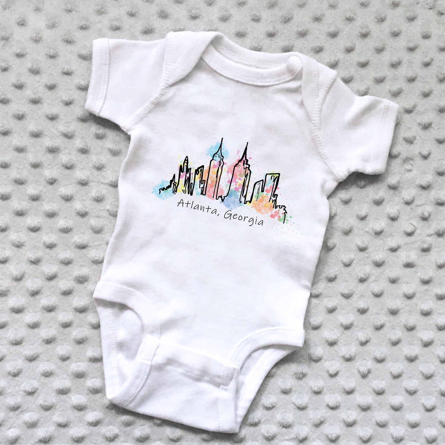 Baby Onesie - Atlanta Skyline