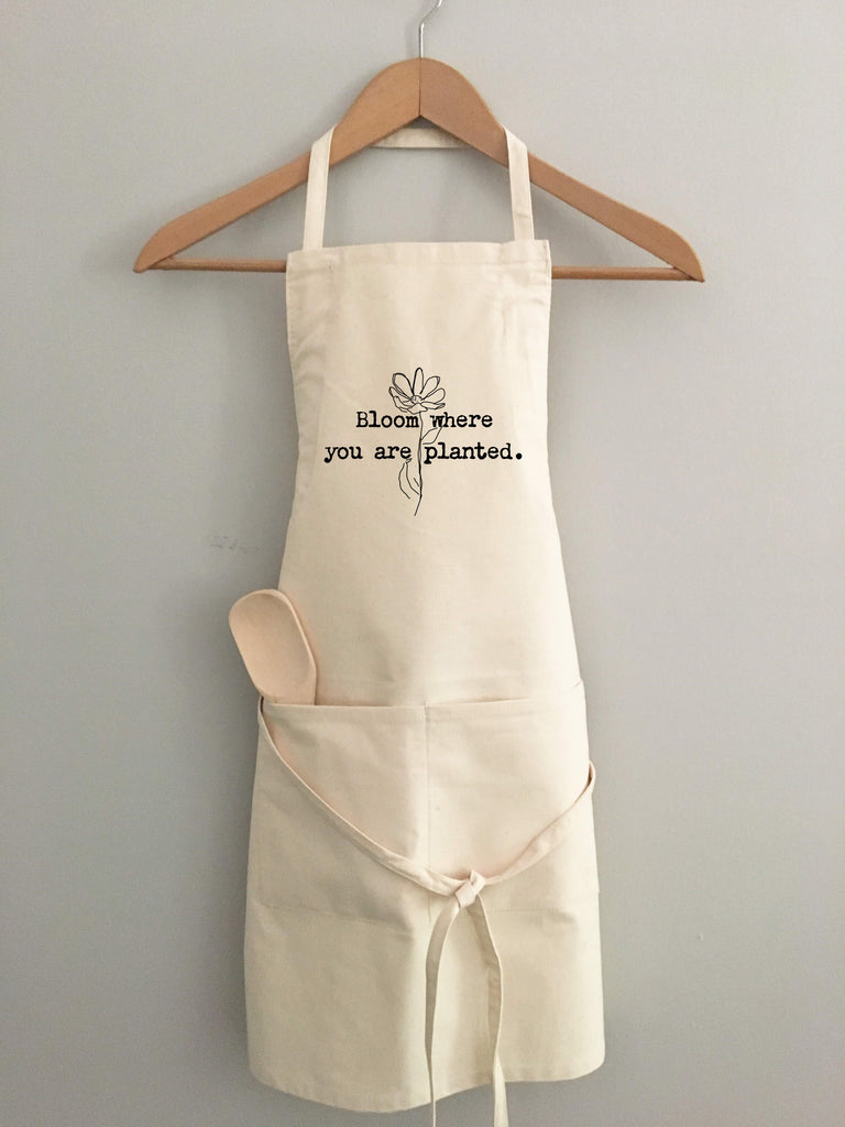 My Favorite People Watercolor Floral Personalized Apron