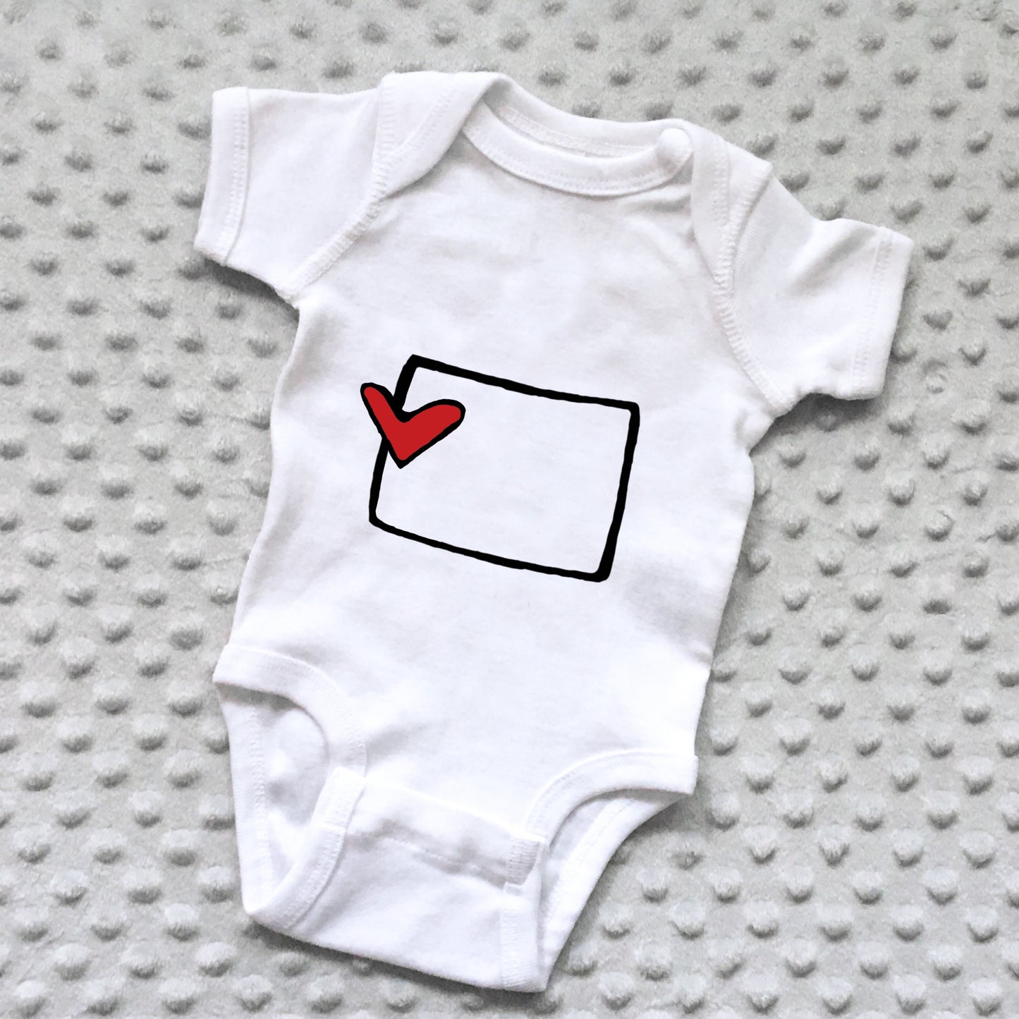 State Love Baby Onesie - NEWBORN