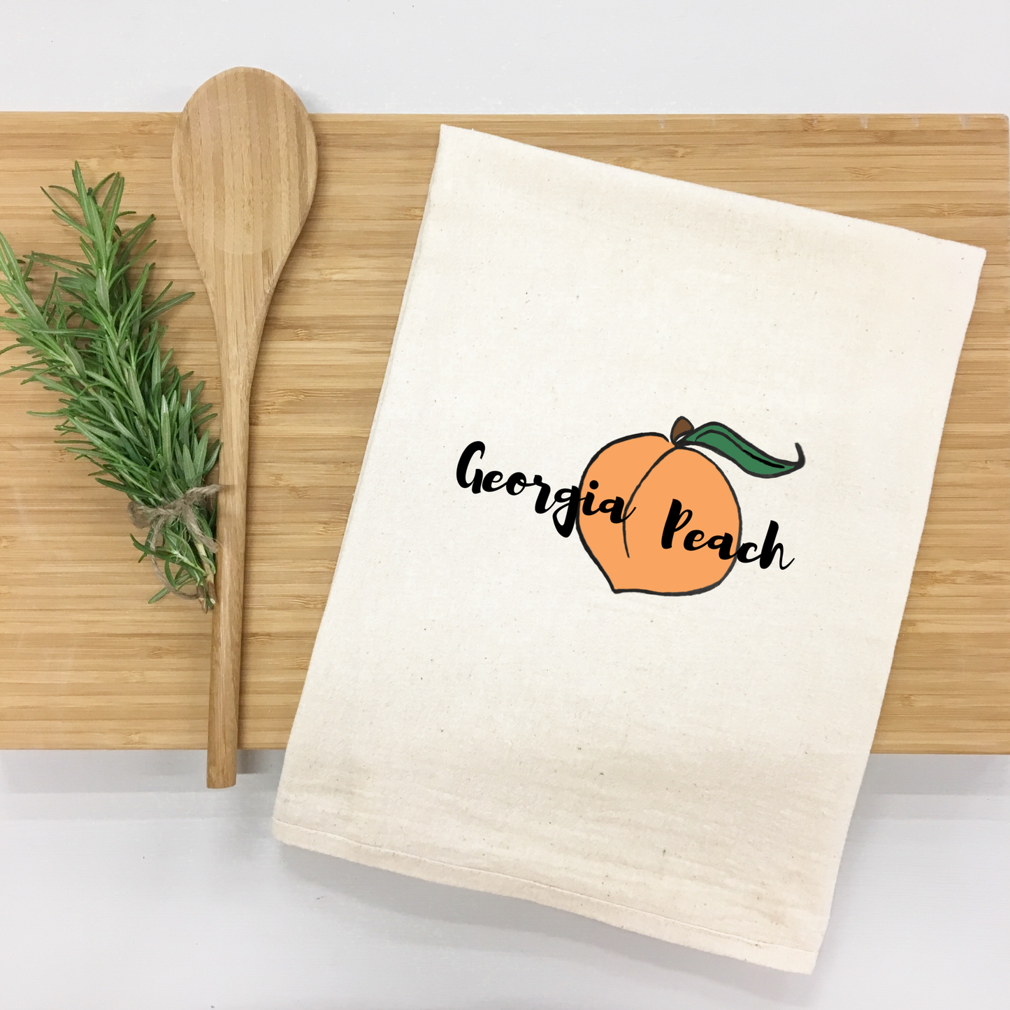 "Georgia Peach" Kitchen Towel