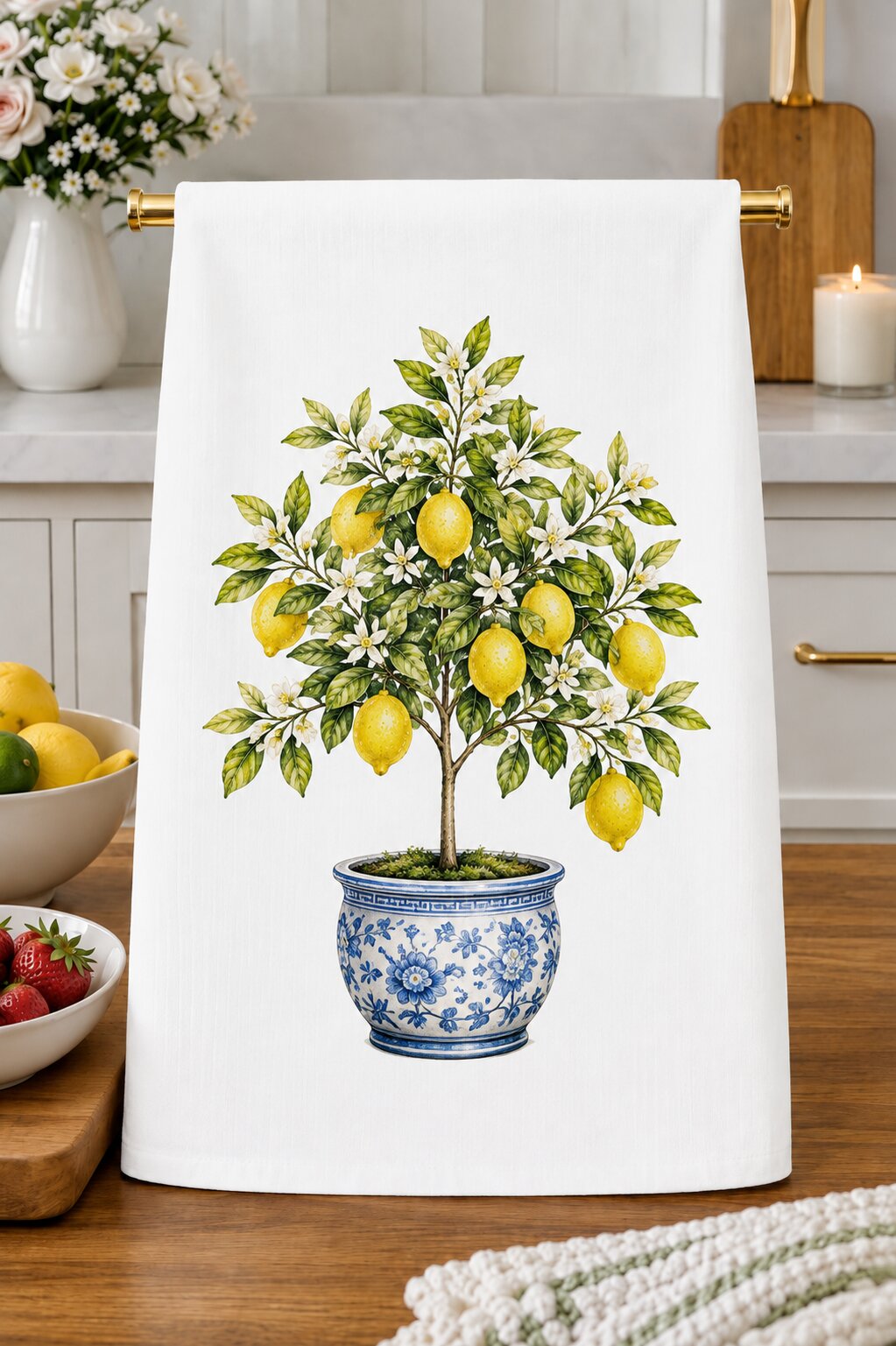 Limone Tree Kitchen Towel