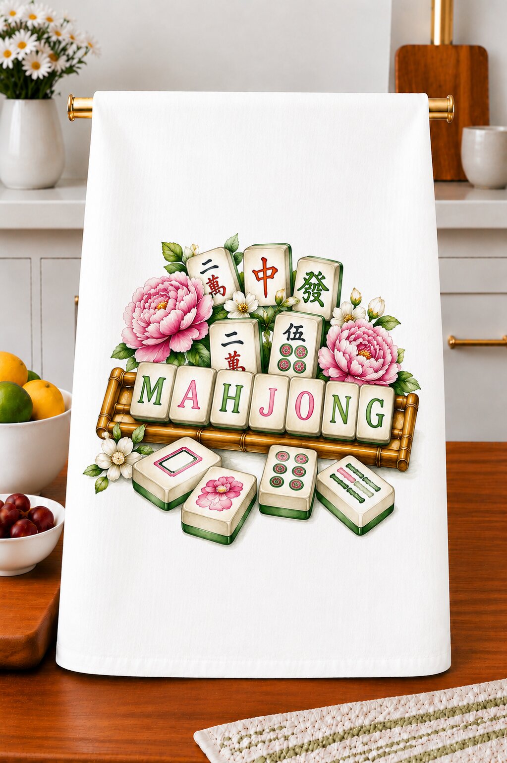 Mahjong Kitchen Towel