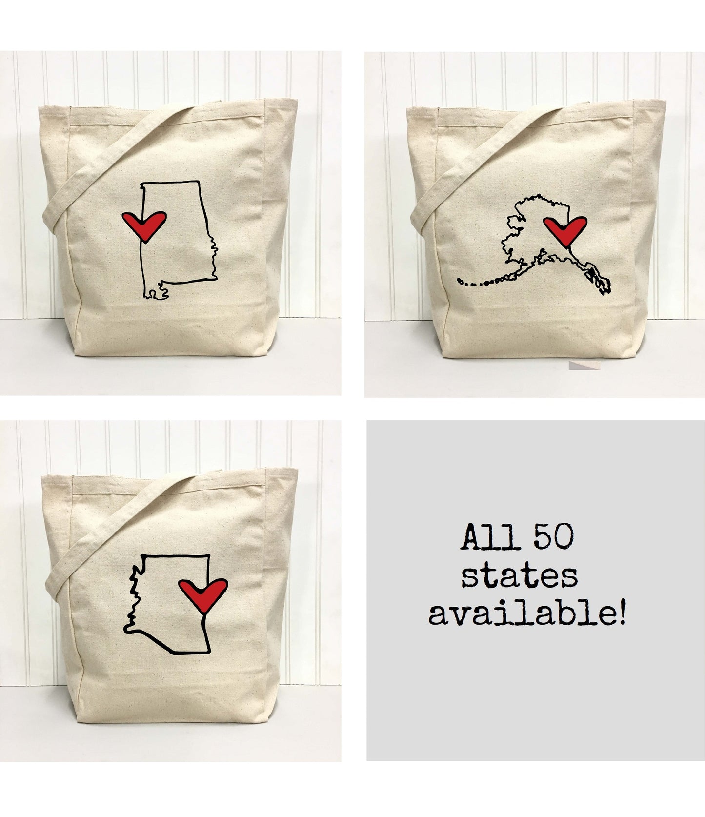 *State Love tote bag