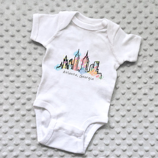 Baby Onesie - Atlanta Skyline