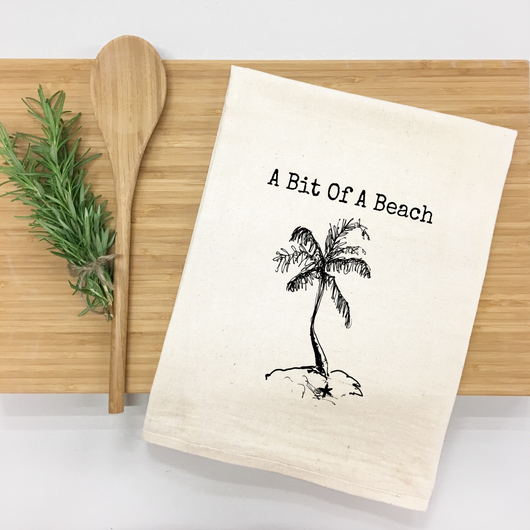 "A Bit of a Beach" Kitchen Towel