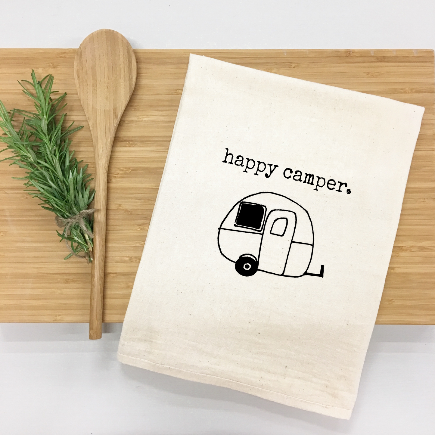 "Happy Camper" Kitchen Towel