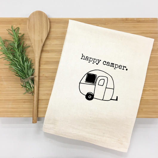 "Happy Camper" Kitchen Towel