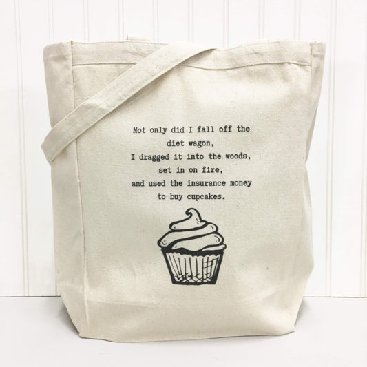 Not only did I fall off the diet wagon, I dragged it into the woods, set it on fire, and used the insurance money to buy cupcakes.