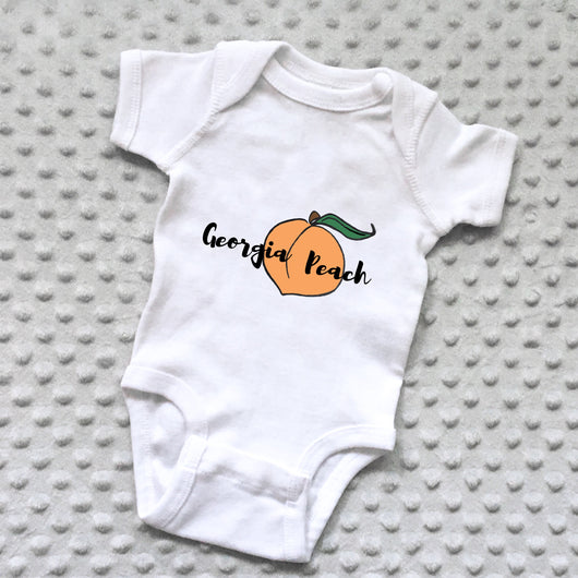 Baby Onesie - Georgia Peach