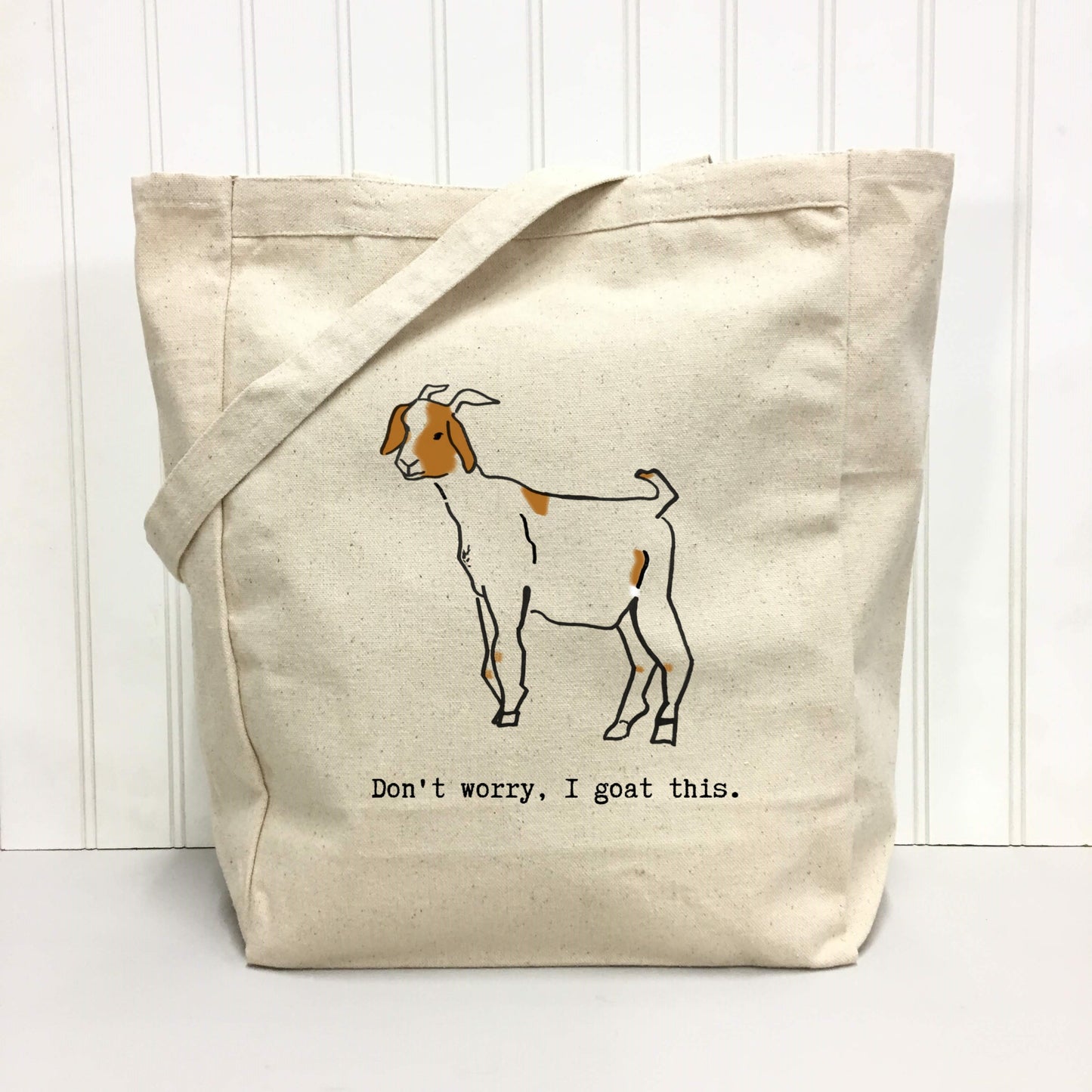 "Don't worry, I goat this" Tote Bag