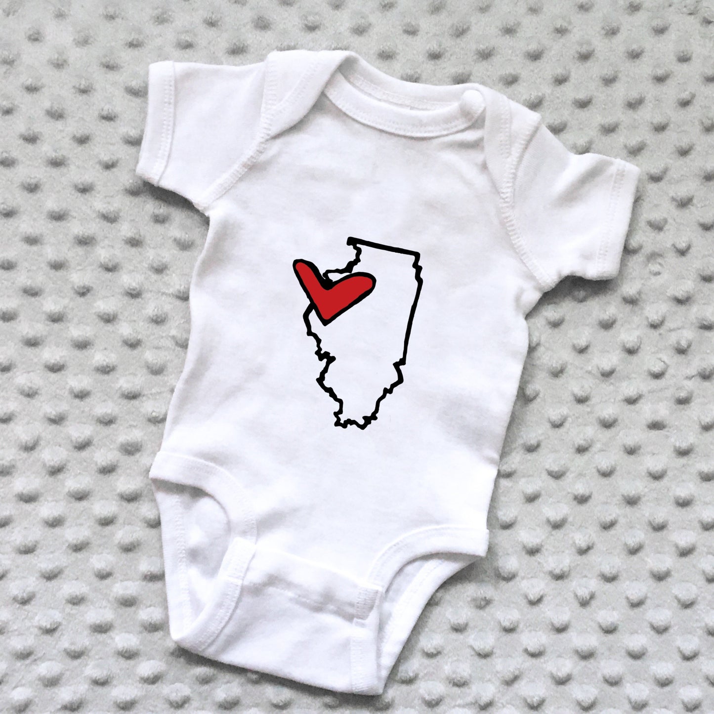 State Love Baby Onesie - 12 MONTHS