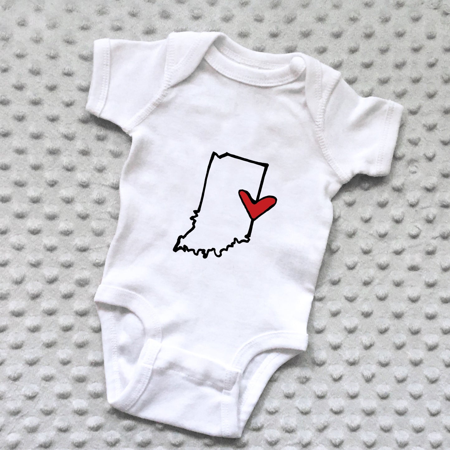 State Love Baby Onesie - NEWBORN