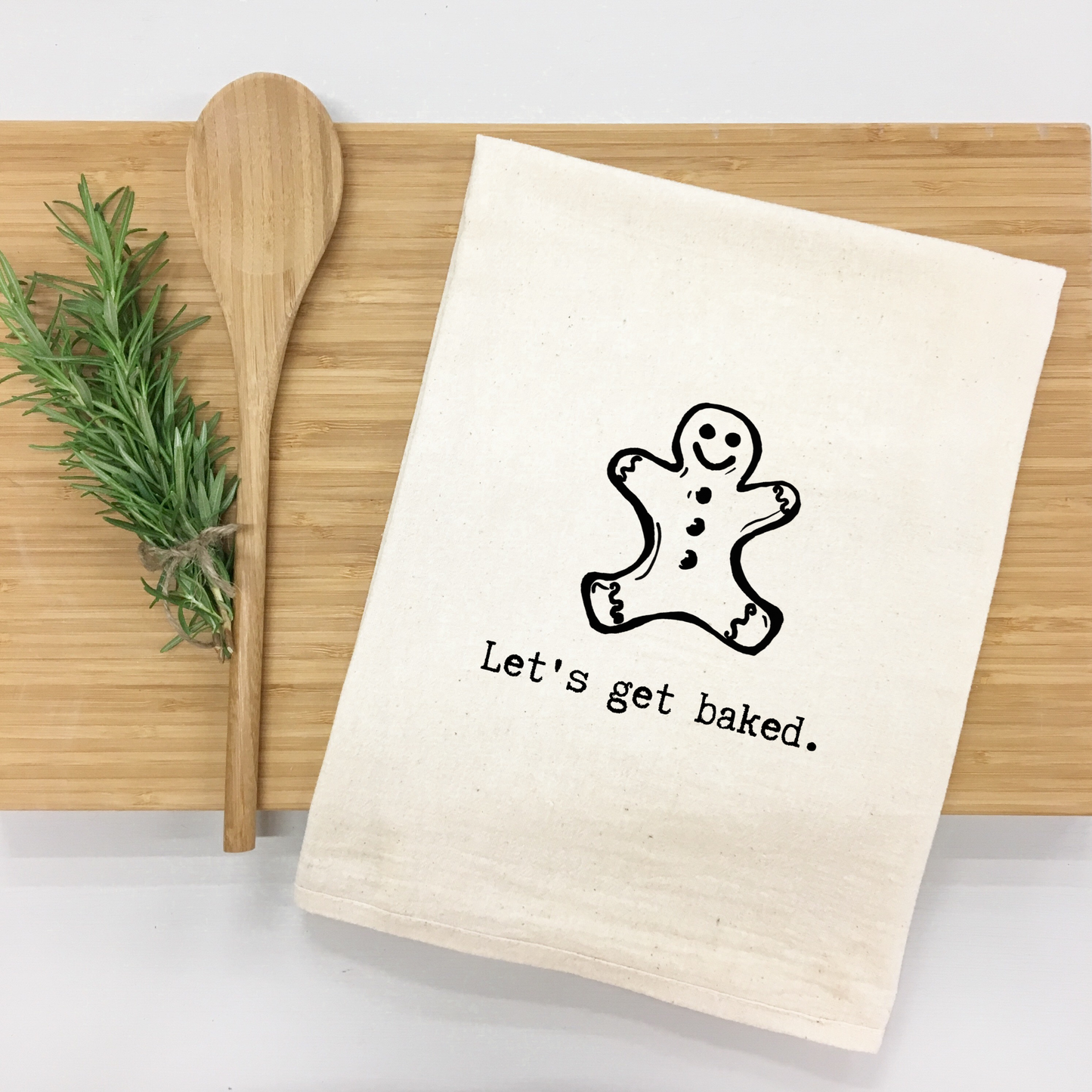 "Let's get baked" Kitchen Towel
