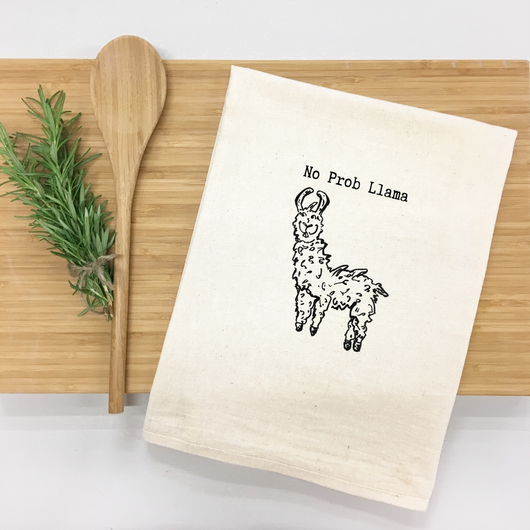 "No Prob Llama" Kitchen Towel