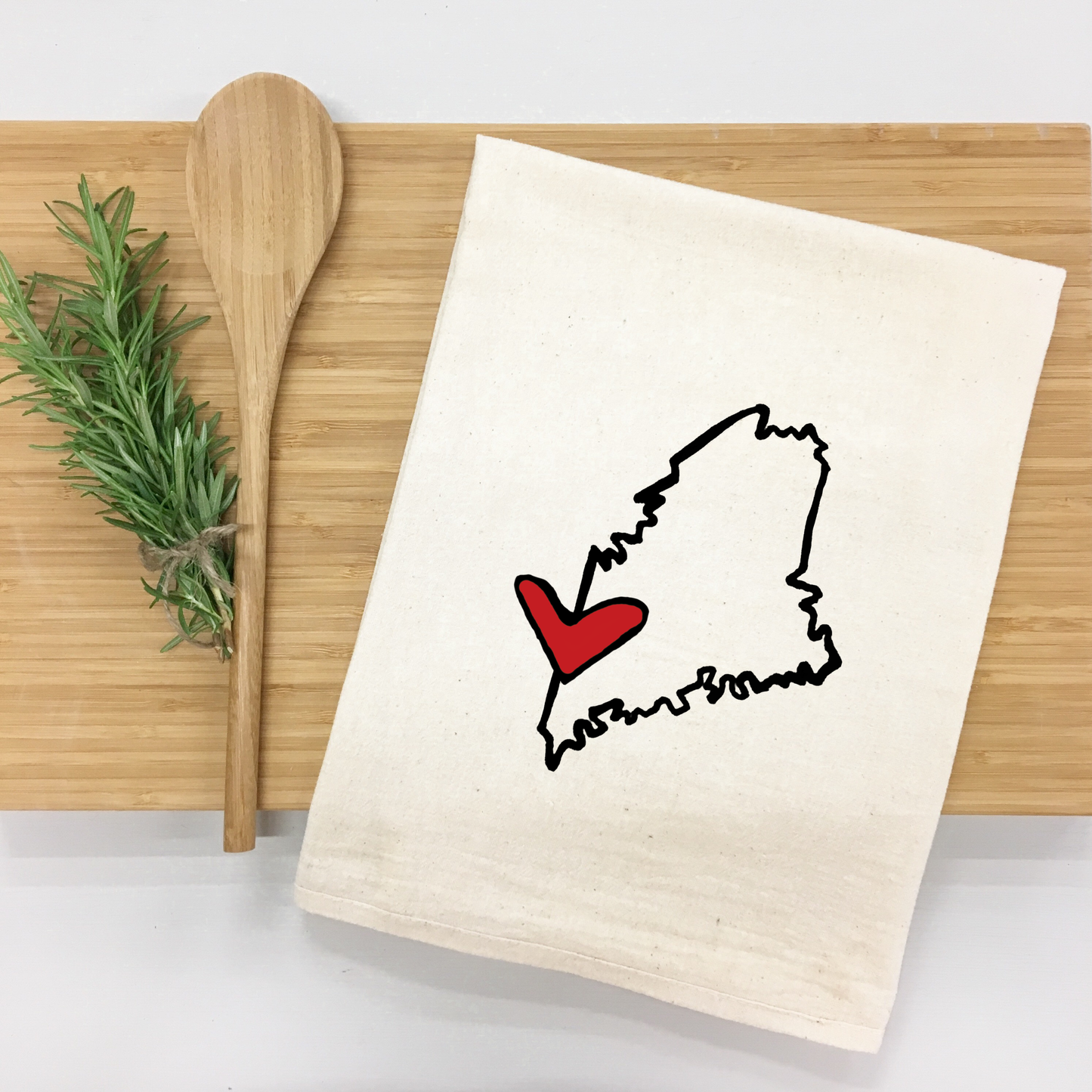 *State Love tea towel