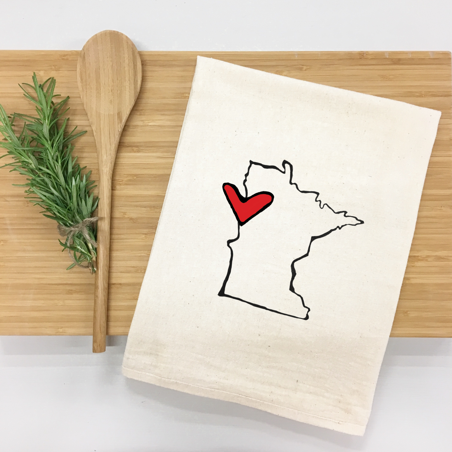 *State Love tea towel