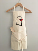 *State Love apron