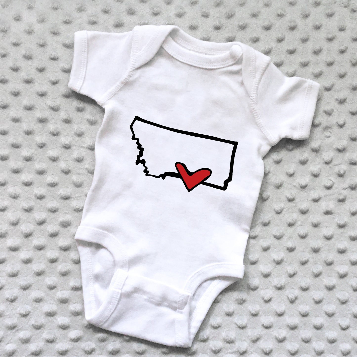 State Love Baby Onesie - 6 MONTHS