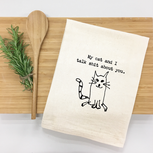 "My Cat and I" Kitchen Towel