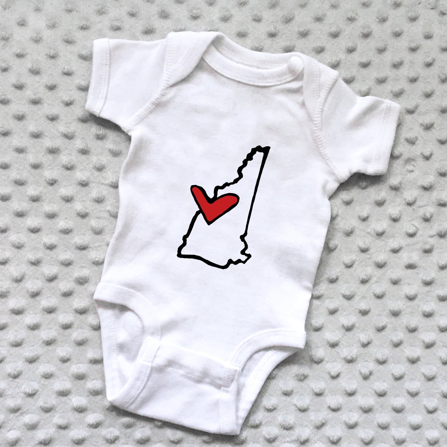 State Love Baby Onesie - NEWBORN