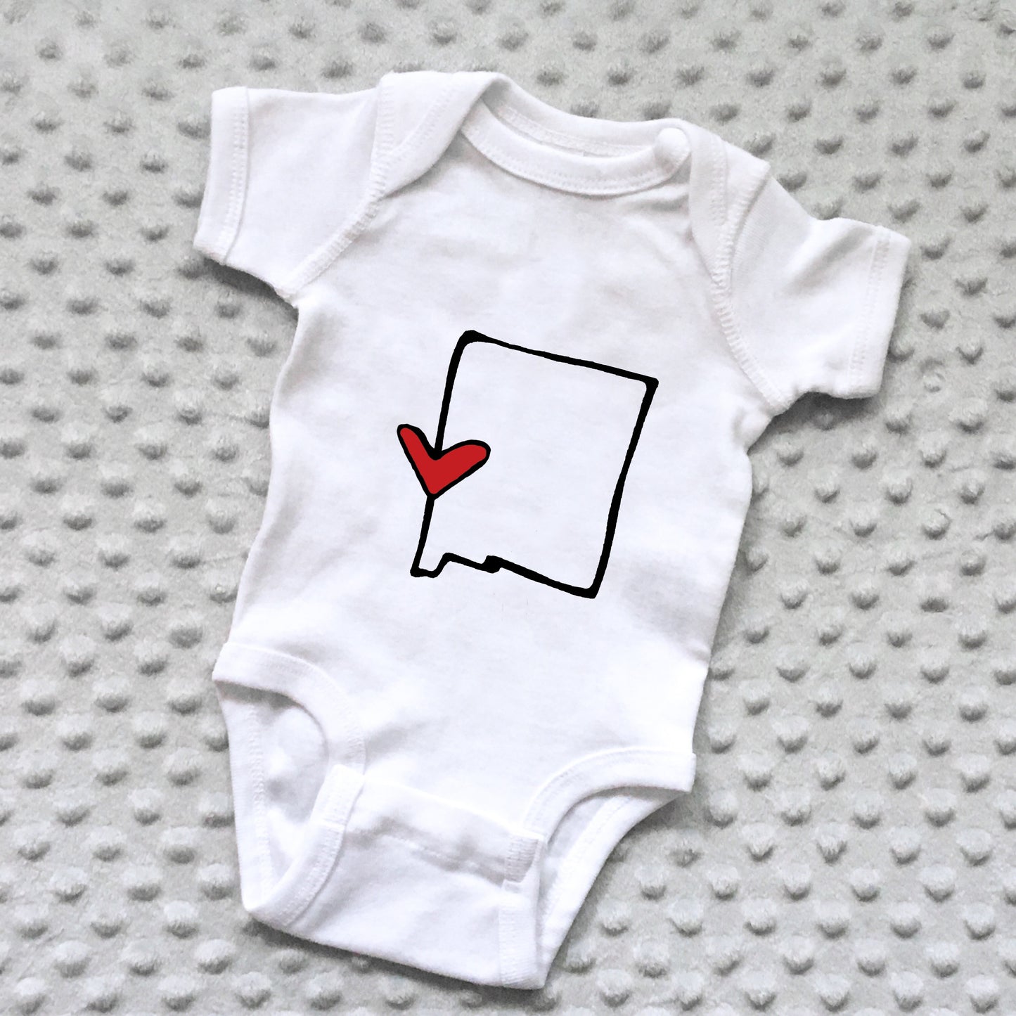 State Love Baby Onesie - NEWBORN