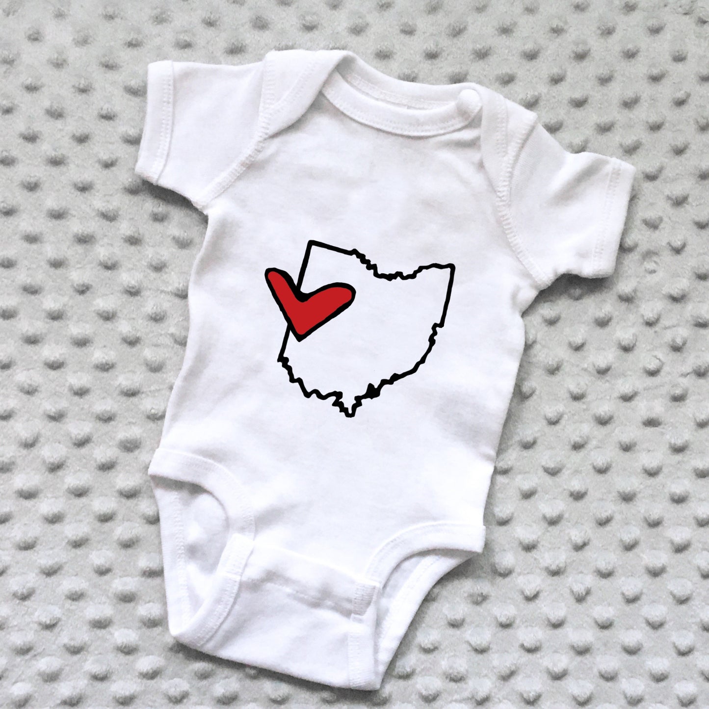 State Love Baby Onesie - 6 MONTHS