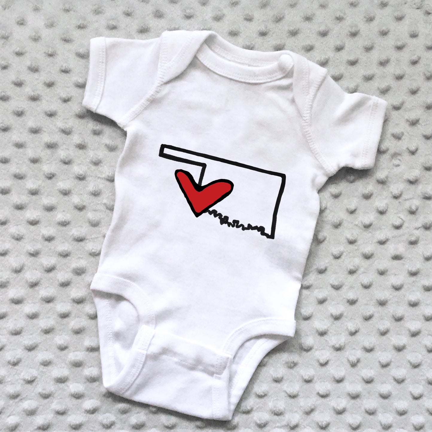 State Love Baby Onesie - NEWBORN