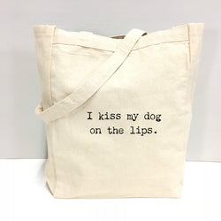 I kiss my dog on the lips.