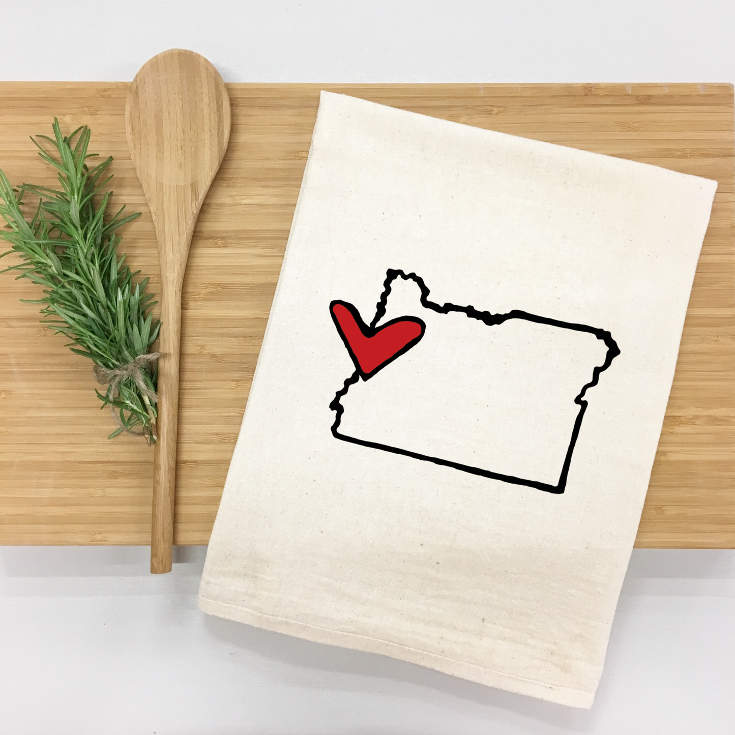 *State Love tea towel