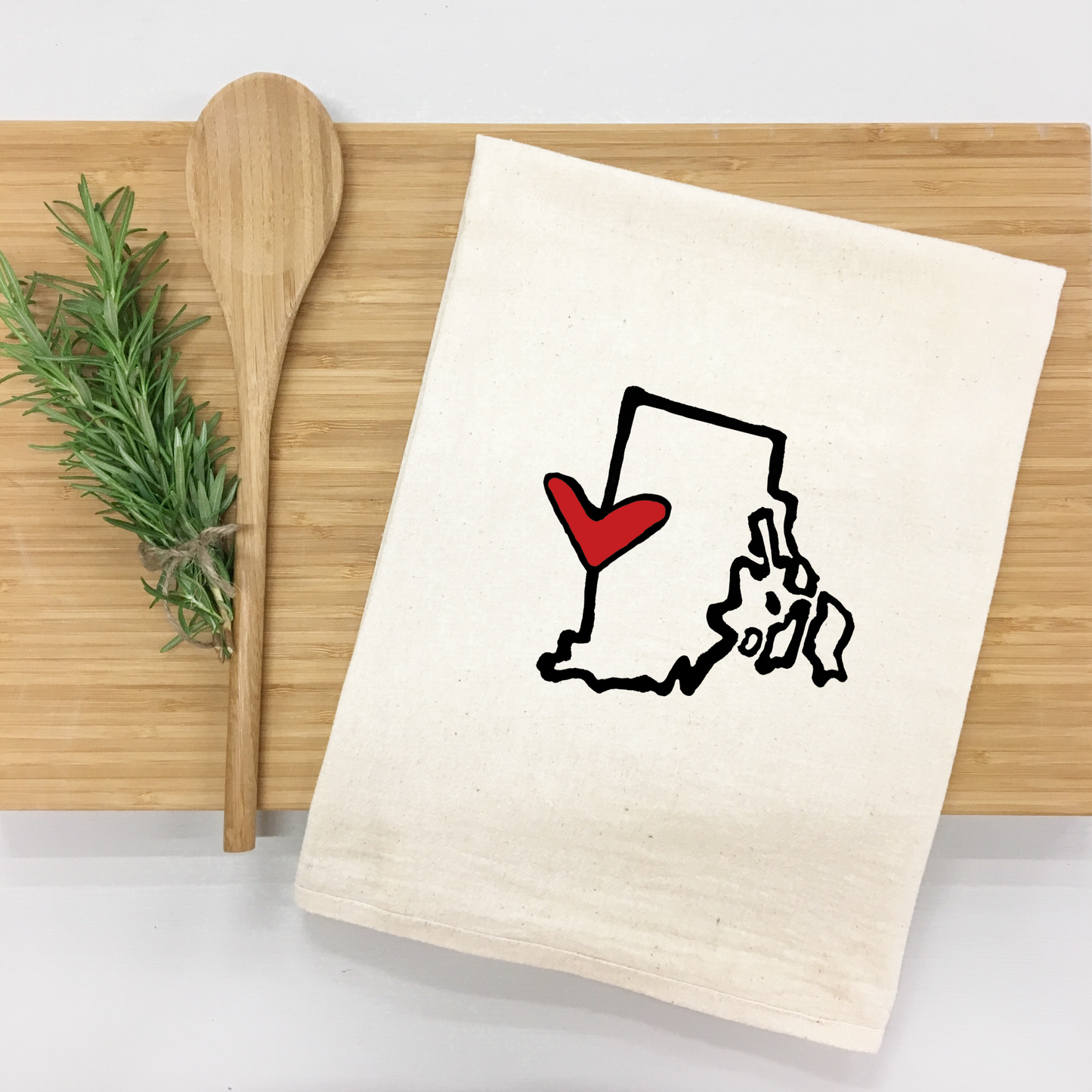 *State Love tea towel