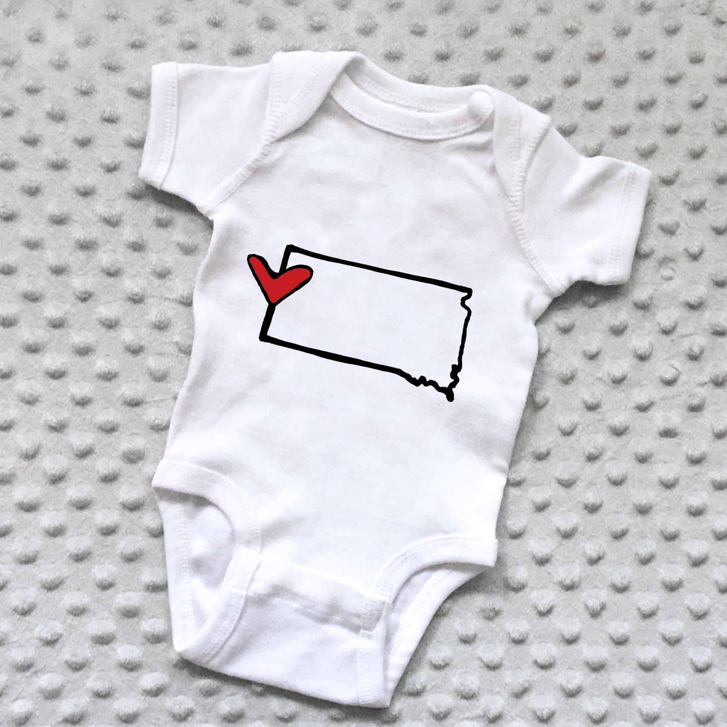 State Love Baby Onesie - NEWBORN