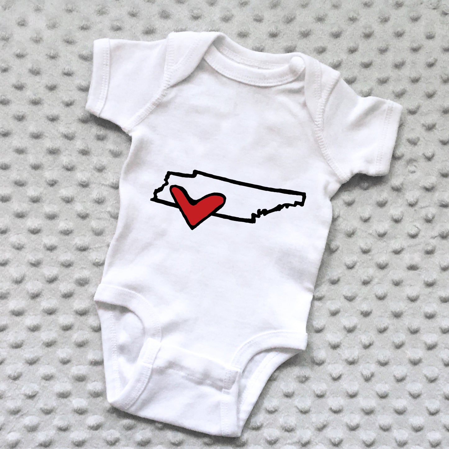 State Love Baby Onesie - NEWBORN