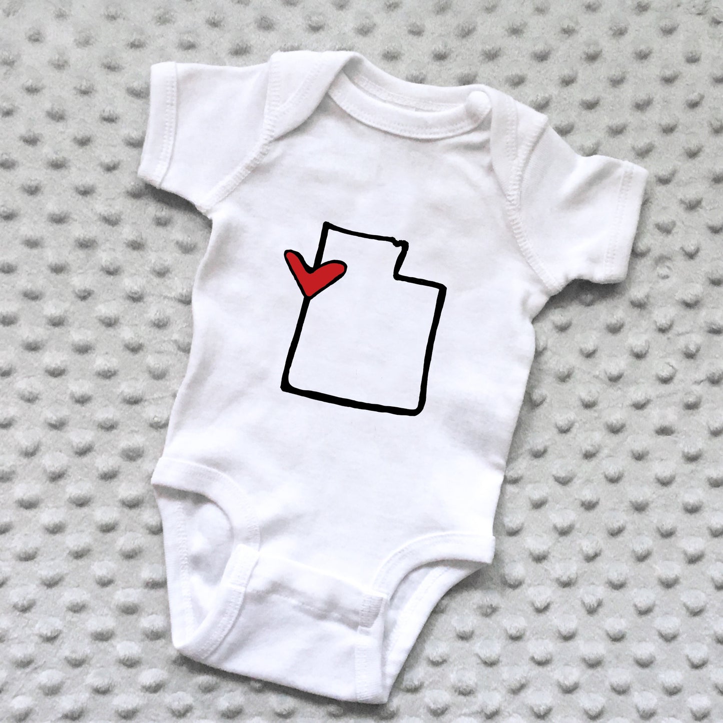 State Love Baby Onesie - NEWBORN