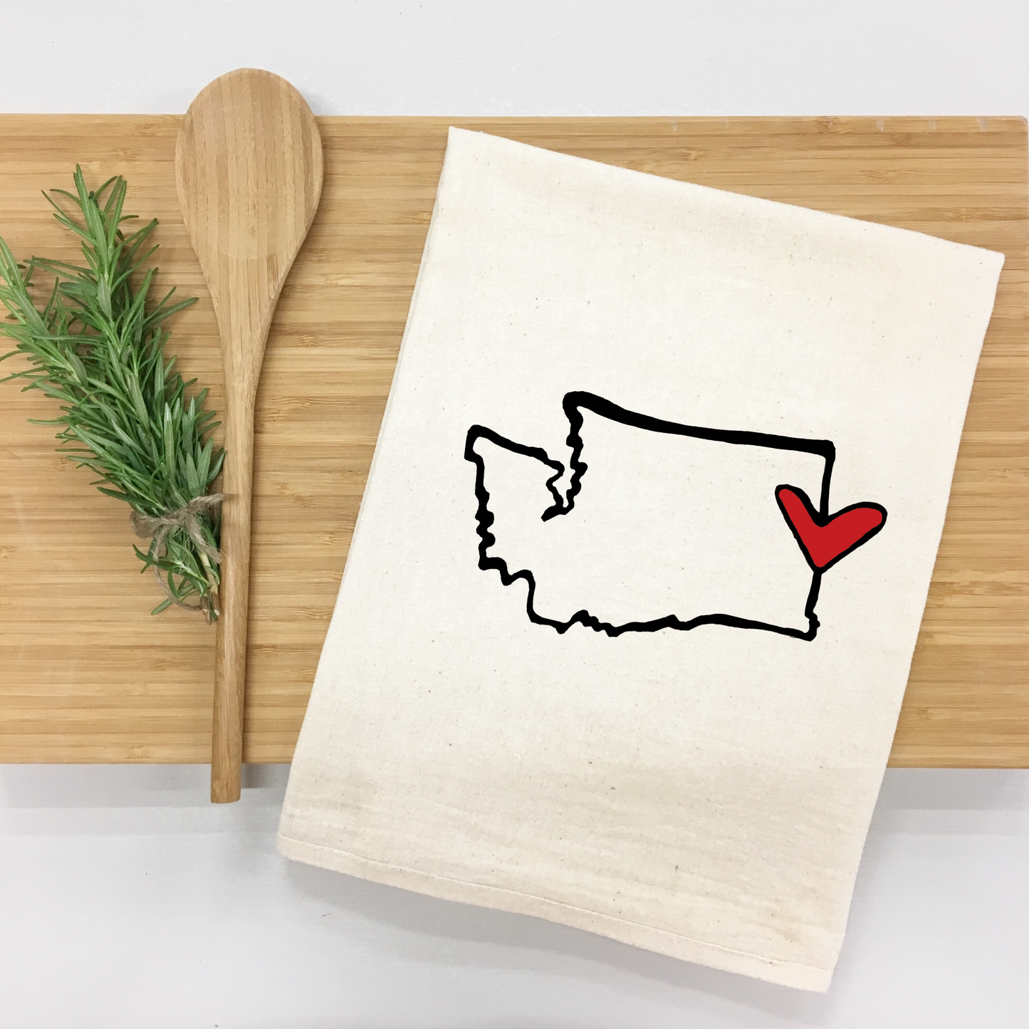 *State Love tea towel