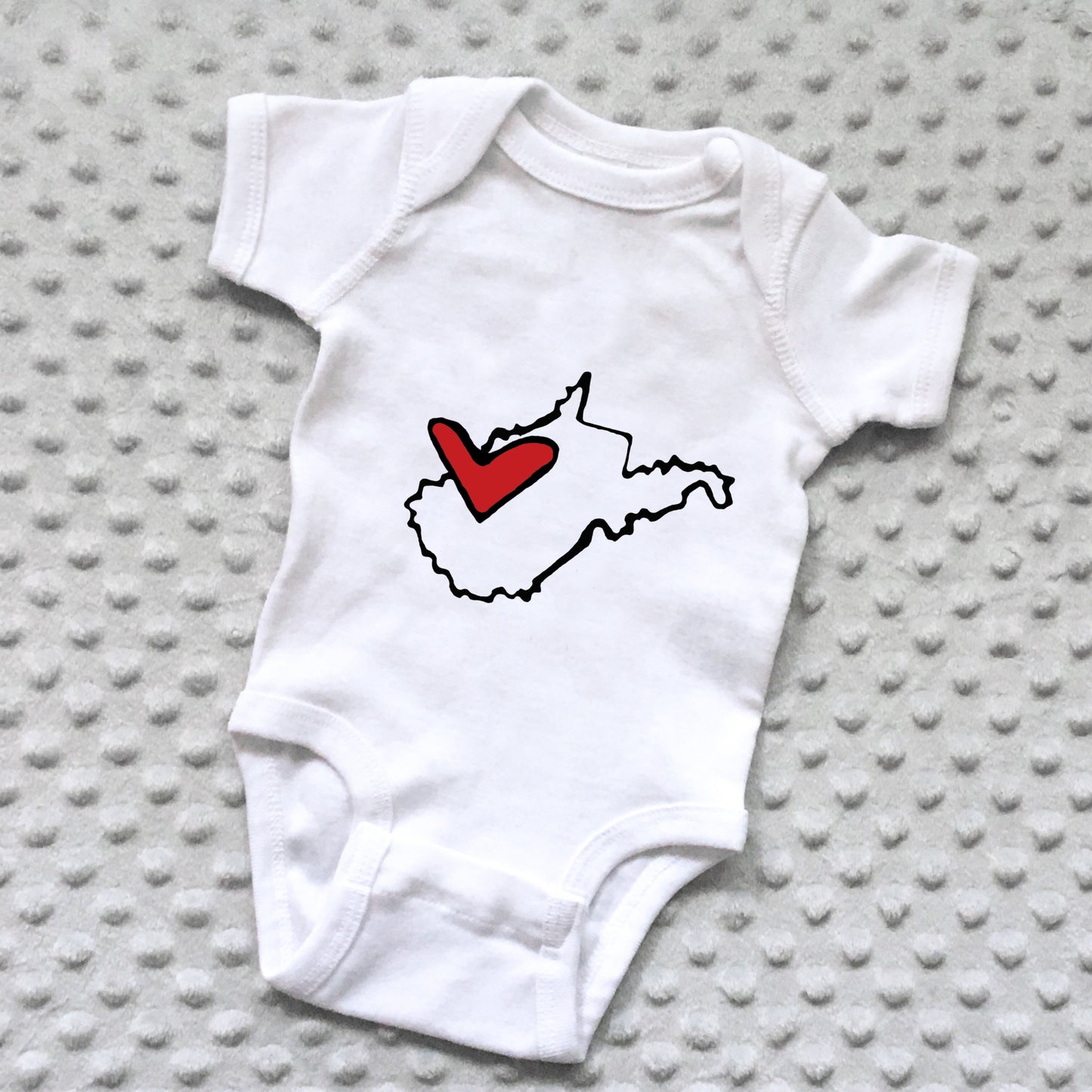 State Love Baby Onesie - NEWBORN