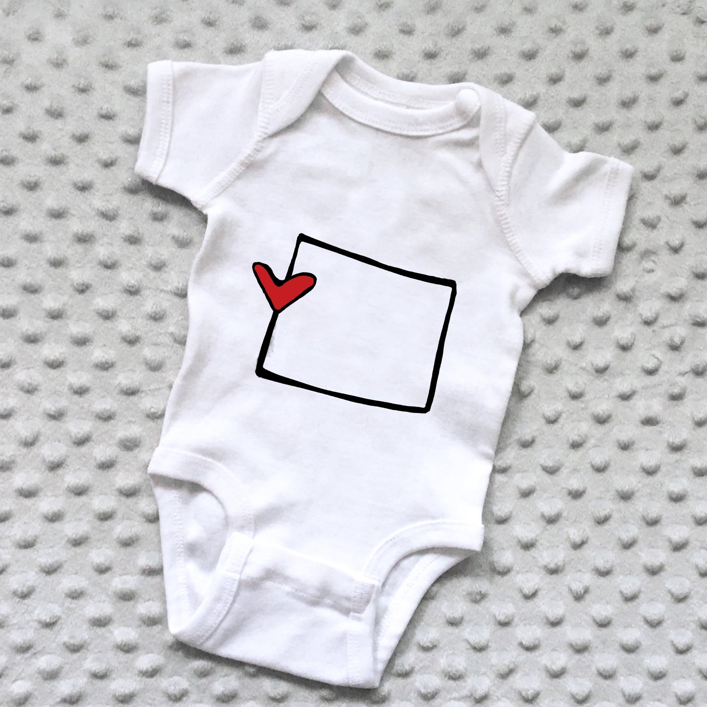 State Love Baby Onesie - NEWBORN